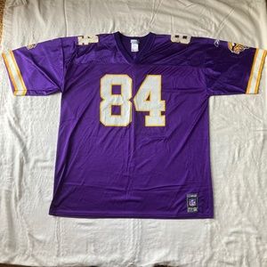 Reebok NFL Authentic Team Replica Home Jersey, Minnesota Vikings #84, Randy Moss